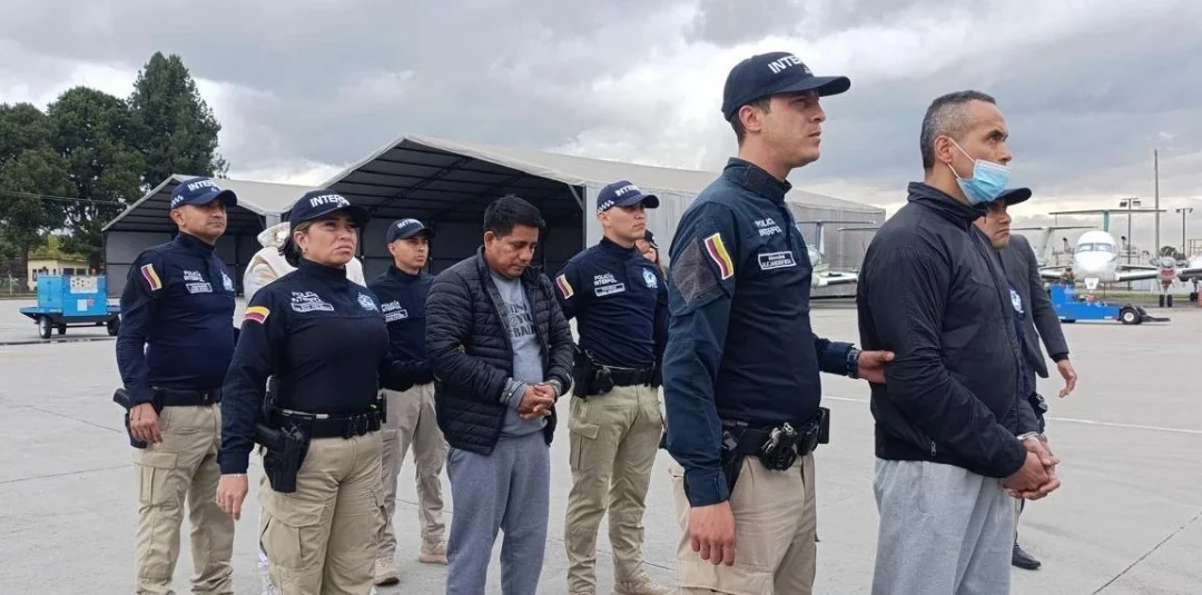 Cuatro colombianos fueron extraditados a Estados Unidos por narcotráfico y lavado de activos